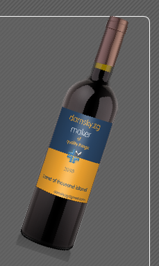 wine label cover